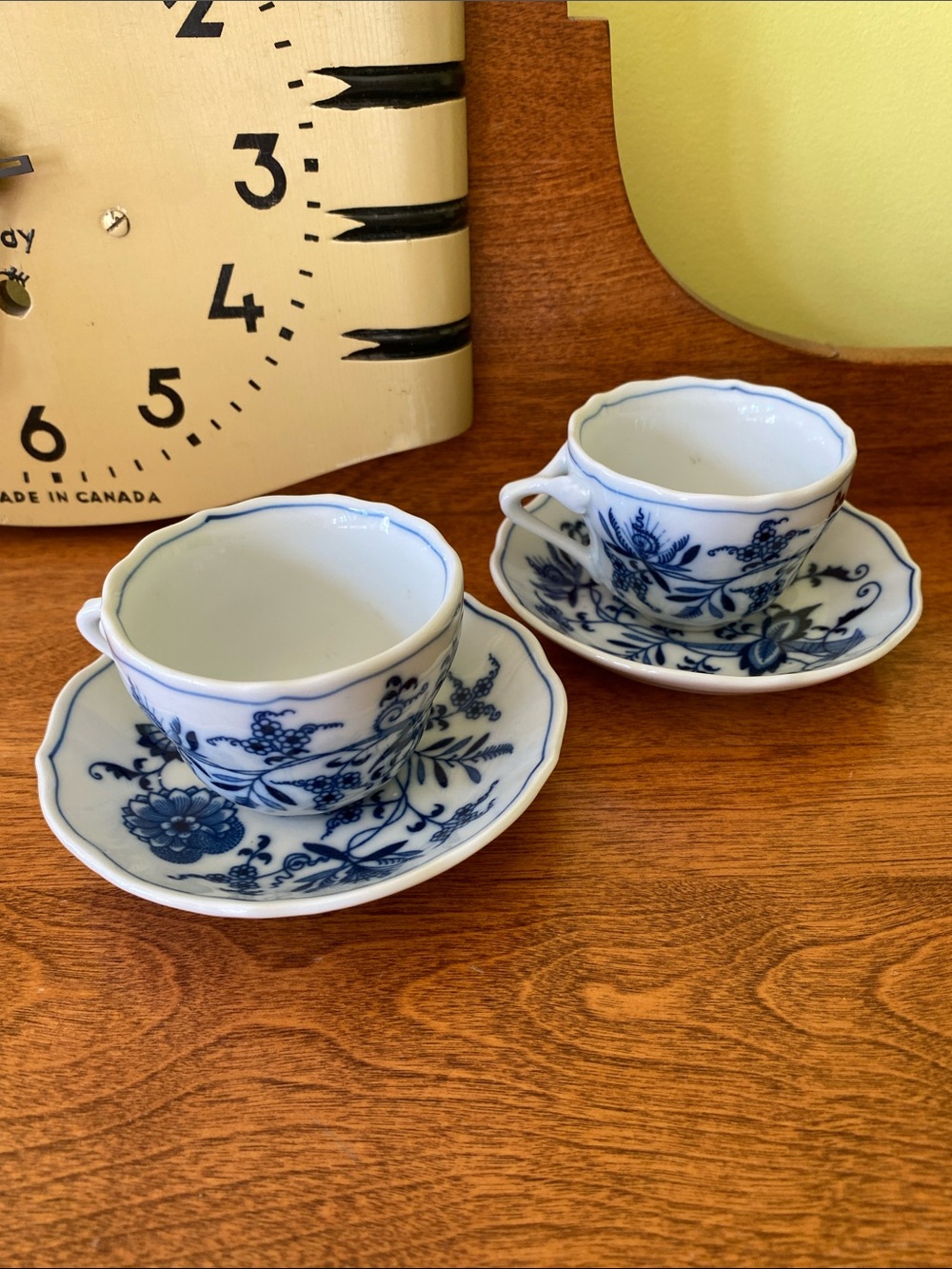 Vintage Blue Danube Japan Demicup Small Cup Saucer
